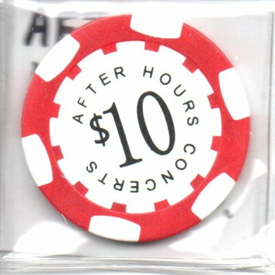 After Hours 10 Dollar Casino Chip as pictured