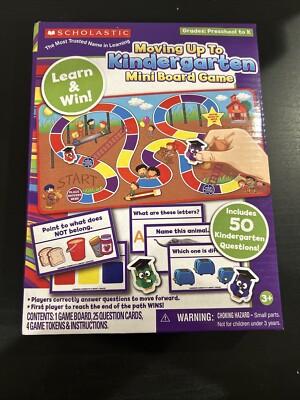 Moving Up To  Kindergarten Board Game Scholastic
