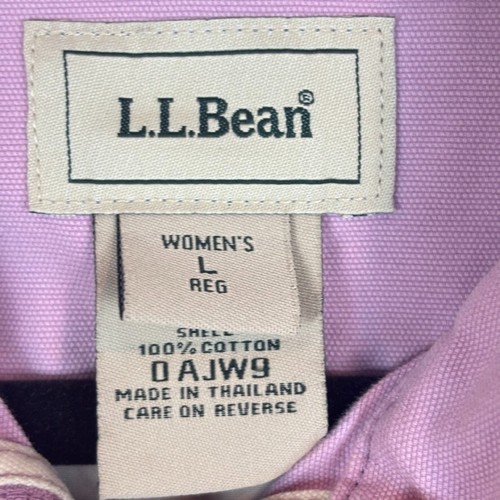 Vintage L.L.Bean Women's Purple Lightweight Spring Jacket Size Large Regular - Picture 3 of 10