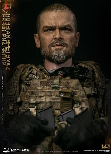 DAMTOYS 78100 1/6 Russian Spetsnaz FSB Alpha Group Sniper 12" Soldier Figure Toy - Picture 21 of 23