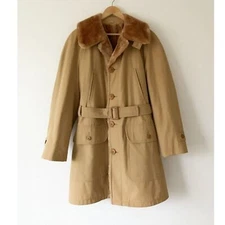 Richman Brothers Fur Lined Trench Coat