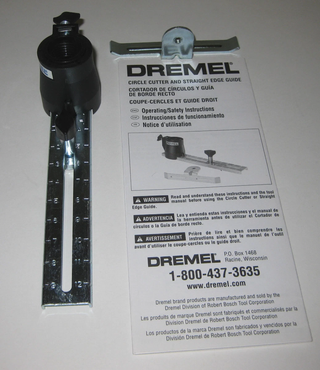 Dremel Circle Cutter and Straight Edge Guide, Rotary Tool Attachment Unused