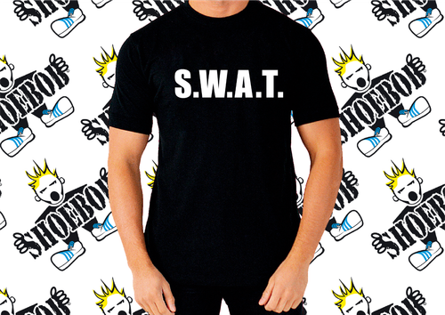 SWAT T-Shirt | Unisex Security FBI Fancy Dress Top | Combat Swat Police tshirt - Picture 4 of 13