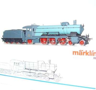 Marklin AC HO German K.W.St.E WURTTEMBERG CLASS-C Blue Steam Locomotive MIB RARE