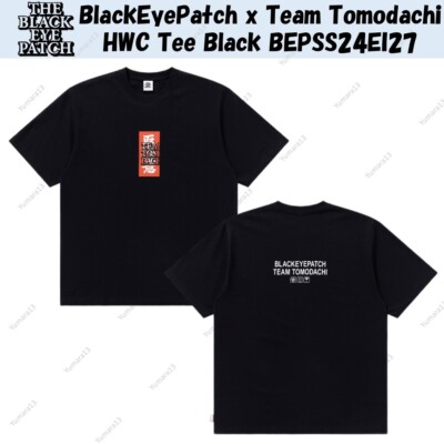 BlackEyePatch x Team Tomodachi HWC Tee Black BEPSS24EI27 | eBay