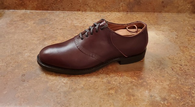 red wing saddle leather oxford