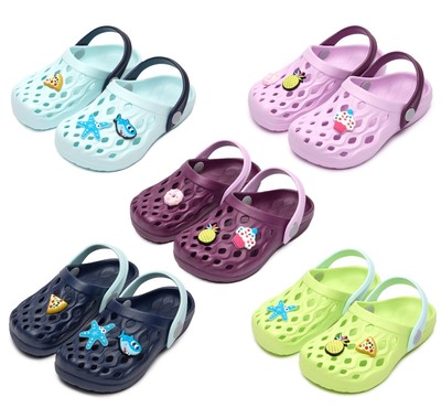 Ladeheid Kinder leichte EVA Clogs Gartenclogs Gartenschuhe LACA15 24-34