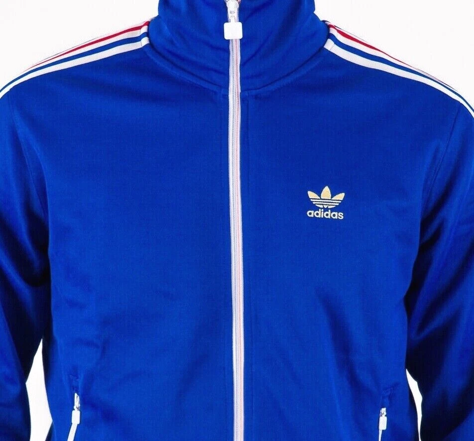 Disfraz vanidad Novedad Chaqueta de Pista Adidas Francia Adicolor Clásica Beckenbauer Tricolor Azul  HK7406 | eBay