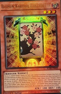 Yu-Gi-Oh! Flower Cardian Cherry Blossom - BLAR-EN029 Ultra Rare 1st Edition Single Card