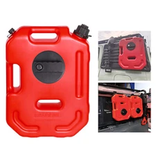 10L Fuel Tank Gas Oil Petrol Storage Can Container + Lock Mounts For ATV UTV RZR