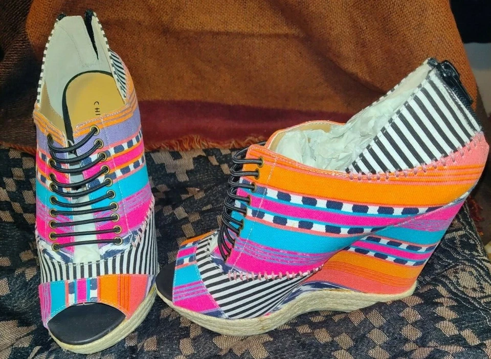 Cremallera trasera cuña para hacer mi día china de lavandería talla 8,5 M Foto 4 de 4