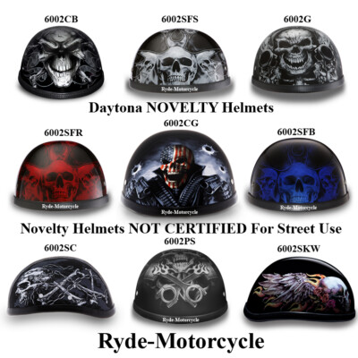 2nd skull motorcycle helmet Soft Shell Daytona Helmets XX Daytona Skull Cap 2nd Amendment