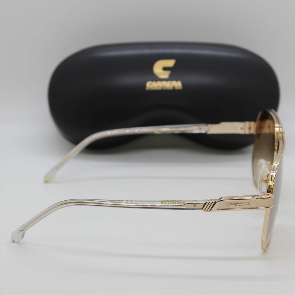 NUEVO Gafas de sol Carrera 1062/S Navegador de metal dorado/lente degradada marrón - J5G Foto 3 de 4