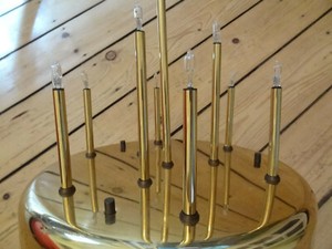 Vintage Design Decken Wandlampe Sternenhimmel Halogen Messing Ebay