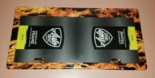 FIRE FLAMES Auto Drive Metal License Plate Frame Sealed NEW Car Truck
