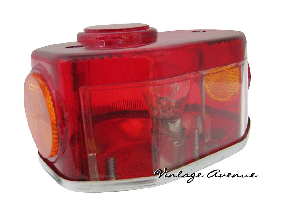 BRAND NEW YAMAHA YB100 YB125 COMPLETE TAIL LIGHT LAMP ASSY 6V/12V [TW45] - Image 3 of 4
