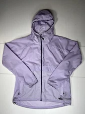 REI Zip Up Wind Flash Stretch Jacket Shirt Hiking Outdoor Fanny Pack Womens L