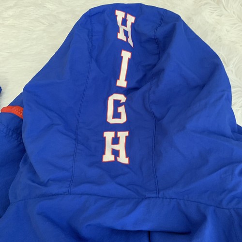 My Hero Academia UA High Full Zip Hoodie Jacket Blue Red Size XS Windbreaker - Picture 11 of 11