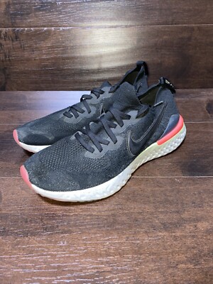 Nike Epic React Flyknit Men's Sneakers Size 13 Black Hyper Pink