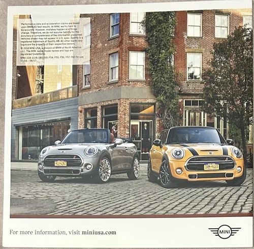 ORIGINAL FACTORY 2017 MINI AUTOMOBILES MODELS BROCHURE - 32 PAGES RARE FIND - Picture 10 of 10