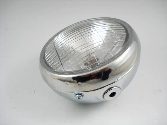 Faro + Estuche Cromo Luz Yamaha LC50 Champ 50 Ciclomotor Nuevo Foto 3 de 4