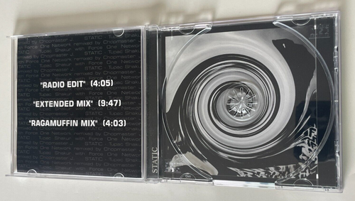1997 Tupac Shakur 2PAC Static REMIX Chopmaster J Ragamuffin IMPORT Australia CD - Picture 4 of 15