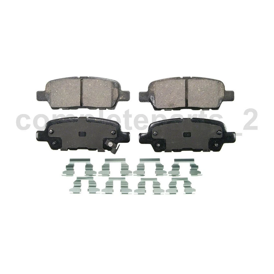 Conjunto de 2 pastilhas de freio dianteiras traseiras compatíveis com INFINITI G37 3.7L INFINITI Q60 3.7L - Imagem 3 de 4