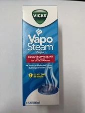 6 PACK Vicks Vapo Steam Camphor Cough Suppressant, 8 fl oz
