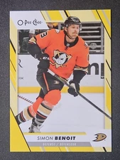 23-24 O-Pee-Chee Simon Benoit 🌈🌈🌈 Yellow Border Variant 