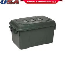  14-Gallon Lockable Storage Box Trunk Outdoor Gear Bin Transport Organizer New