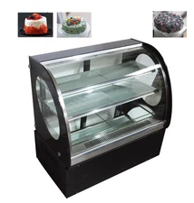 TECHTONGDA 220V Countertop Refrigerated Cake Showcase Air Cooling Low Noise 300W