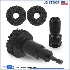 5PCS Wheel Hub Cleaning Tool Kit 3 Grinding Discs Cars and Trucks Color: 5PCS