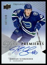 2013-14 UPPER DECK TRILOGY AUTO JORDAN SCHROEDER