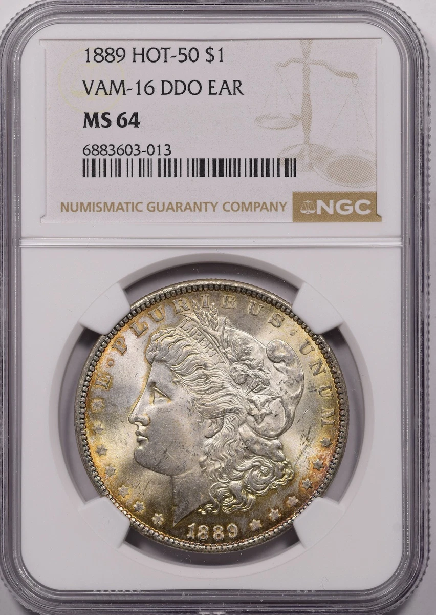 MS 64 Graded 1889 Year Morgan US Dollars (1878-1921) for sale | eBay