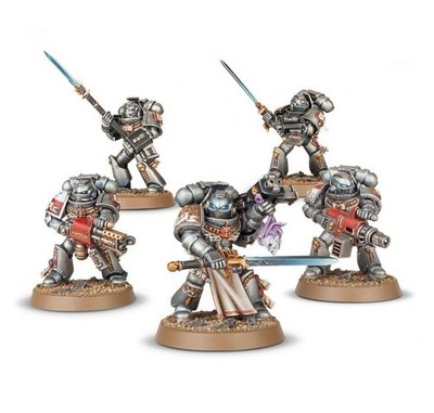 5x Strike Squad Marines - Grey Knights - Warhammer 40k - Brandneu auf Sprue