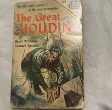 The Great Houdini by Williams  Epstein, 5th Print 1962, Magic, Illustrated