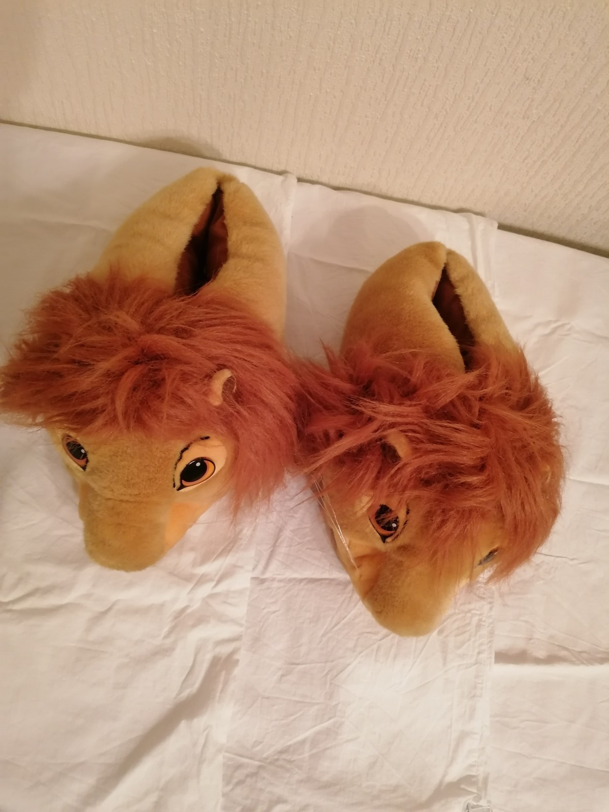 PANTOFOLA D’ORO Lovely Disney Il Re Leone 1994 Peluche Adulto Simba Pantofole Uomo Taglia dalla 8 alla 10