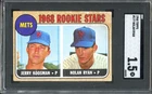 1968 Topps #177 Nolan Ryan Rookie SGC 1.5 Vintage HOF RC Baseball Card (0455)