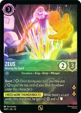 Lorcana FOIL Zeus - Missing His Spark League - Promotional Cards 018