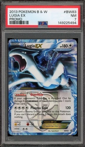 Pokemon Lugia EX Black & White Holo Promo BW83 PSA 7