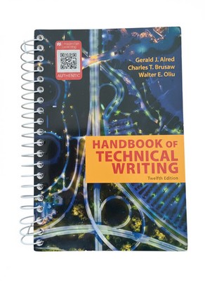 Handbook of Technical Writing Technical Writing Guide Education Reference