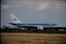 Dia PH-AGA Airbus A310-203 KLM 07/1992 35mm gerahmt OP-K4-34