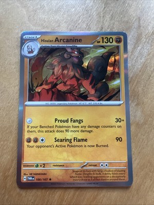 eBay Live Test - Arcanine 100/167 Trading Card - Avoid buying this