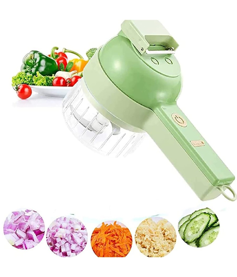 Tagliaverdure Trita Verdure A Batterie Ricaricabile Usb Multifunzione Portatile