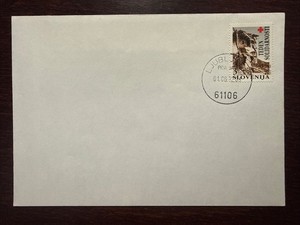 SLOVENIA FDC COVER 1992 YEAR RED CROSS EARTHQUAKE HELP HEALTH MEDICINE STAMPS