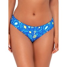 Sunsets PINEAPPLE GROVE Printed Alana Reversible Hipster Swim Bottom, US Small