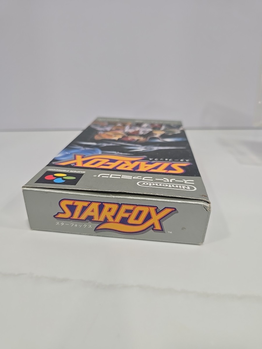 STARFOX Super Famicom SFC Japan Import SNES Complete Boxed W