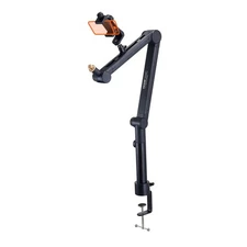 Microphone Boom Arm with Desk Mount 360° Rotatable Adjustable Mic Stand