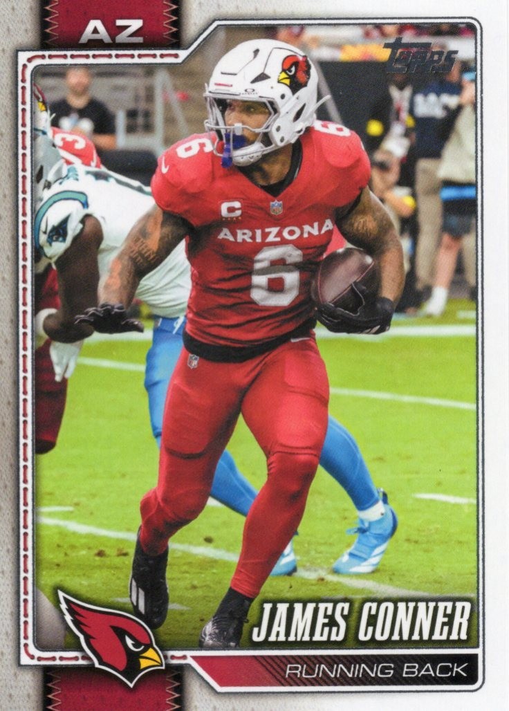 2026 Topps Flagship Football James Conner #3 Arizona Cardinals