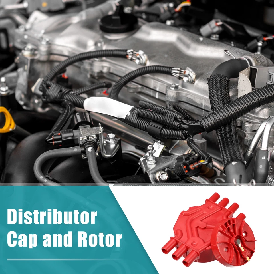 1104050 Auto Ignition Distributor Cap & Rotor Kit for Chevrolet GMC Sierra 4.3L - Image 3 of 4